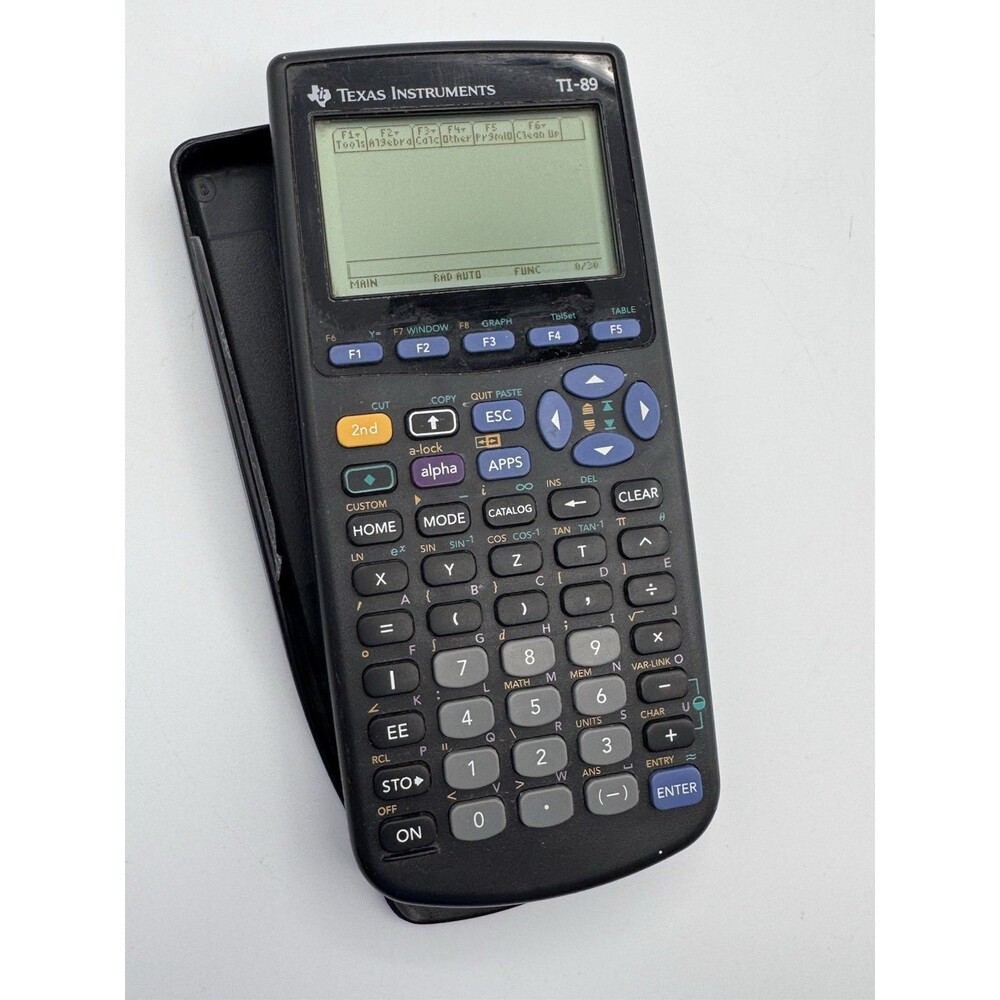 Texas Instruments TI-89 Graphing Calculator With Cover Tested Working